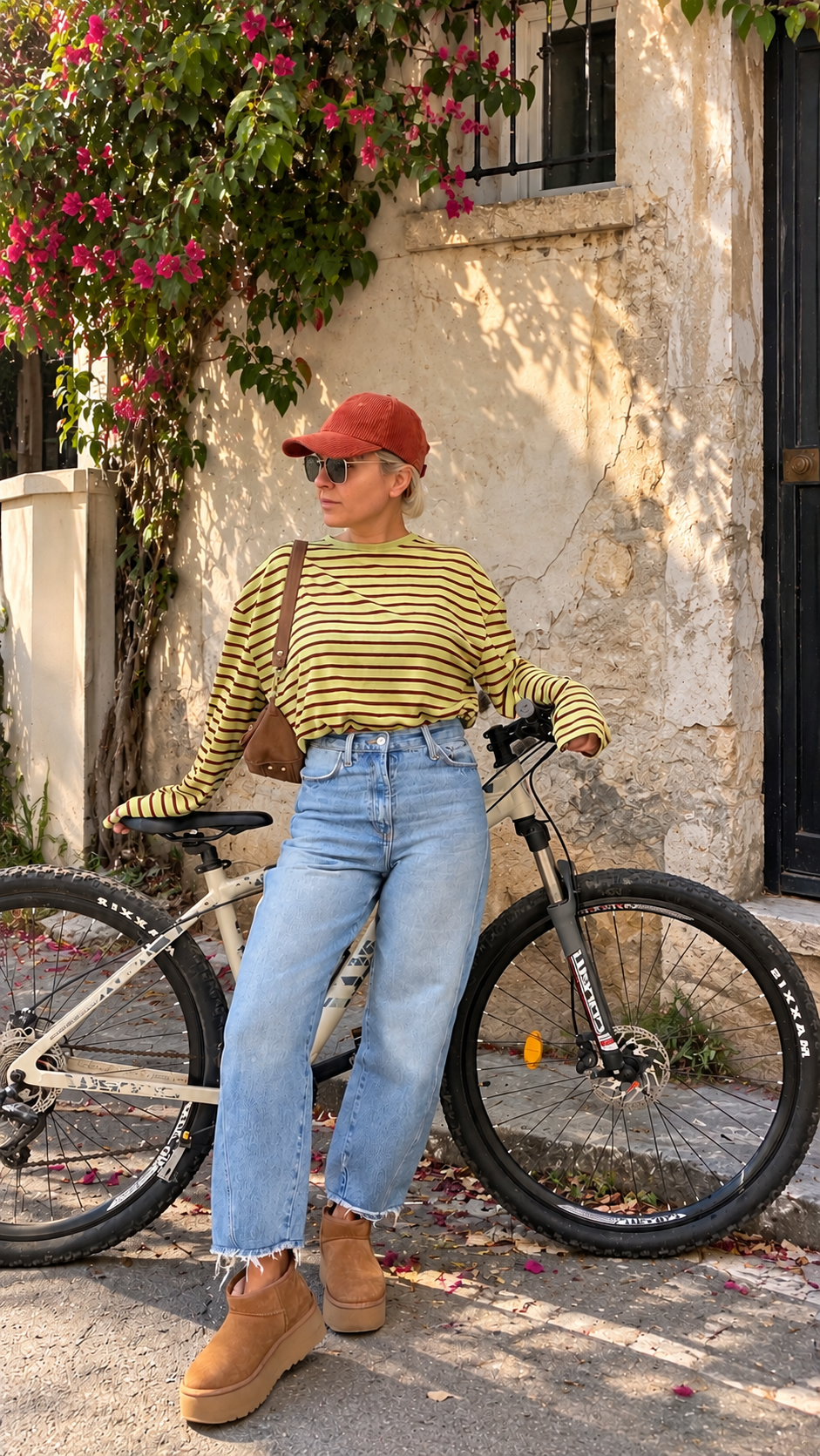 Çizgili Basic Sweatshirt