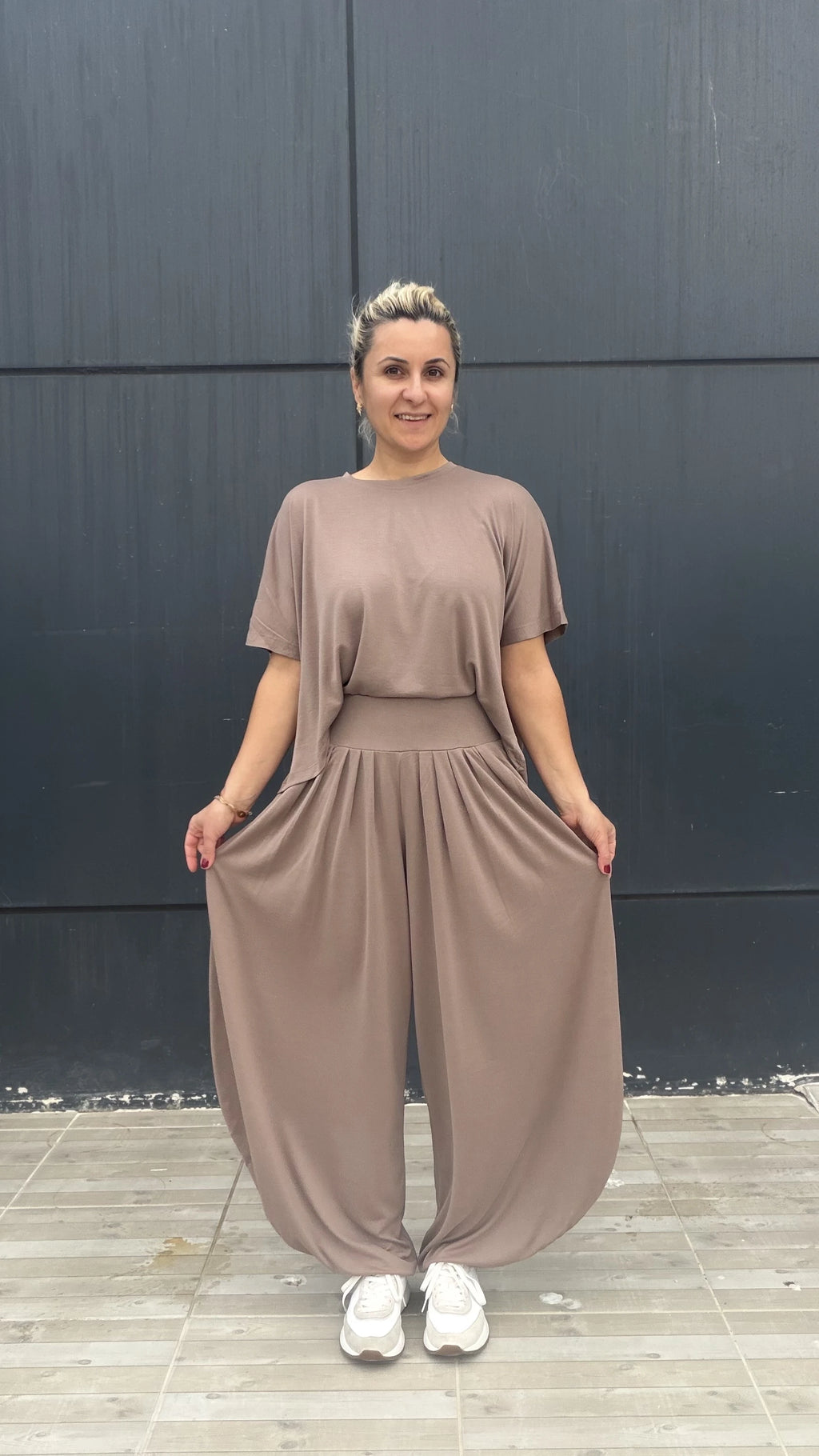 Premıum Modal Kumaş Takım Kahve - 2