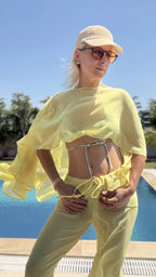 Transparan Takım Beachwear Sarı - 2