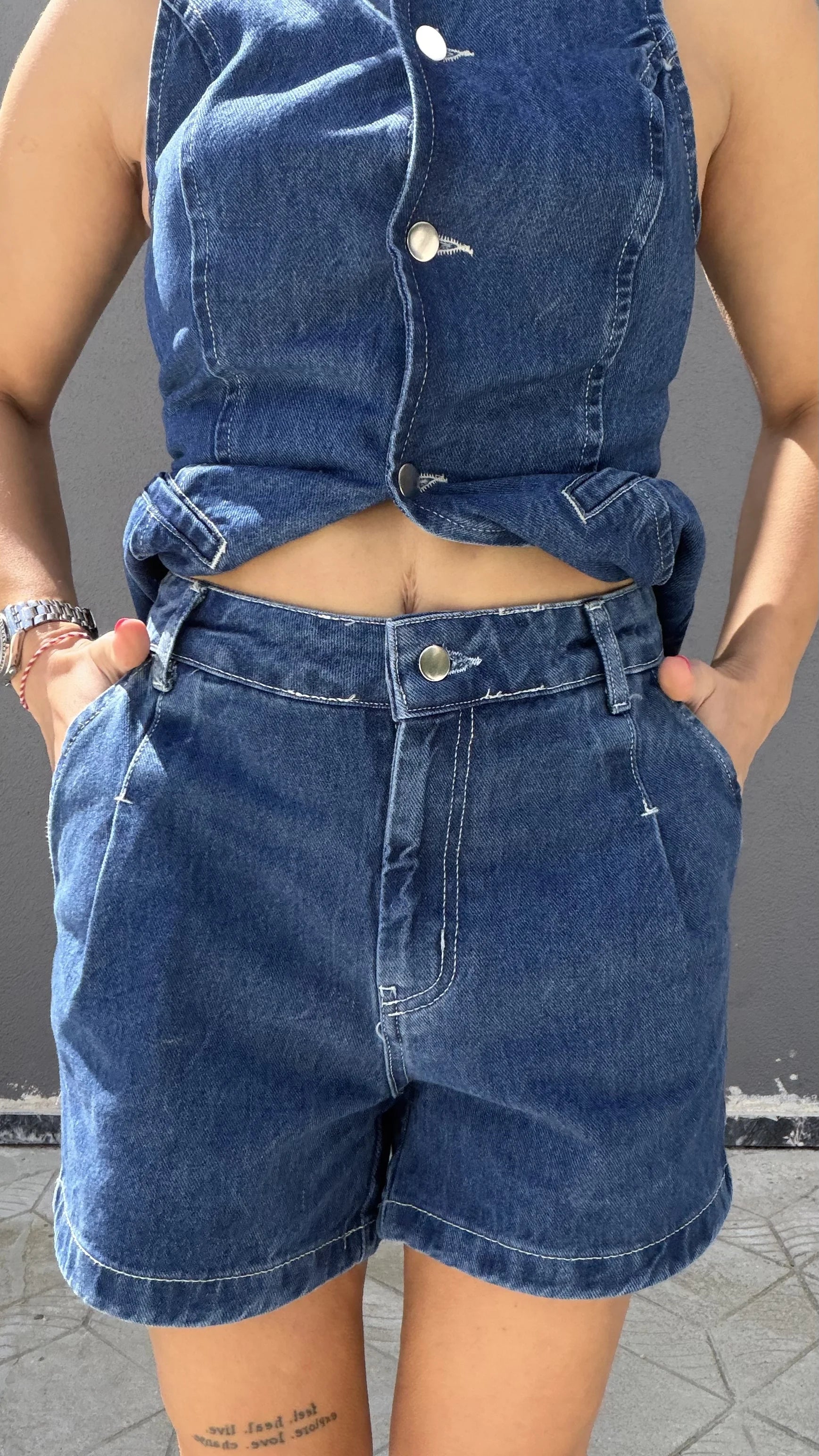 Denim Şort - 2