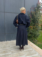 Kendinden Kemerli Jean Etek - 3