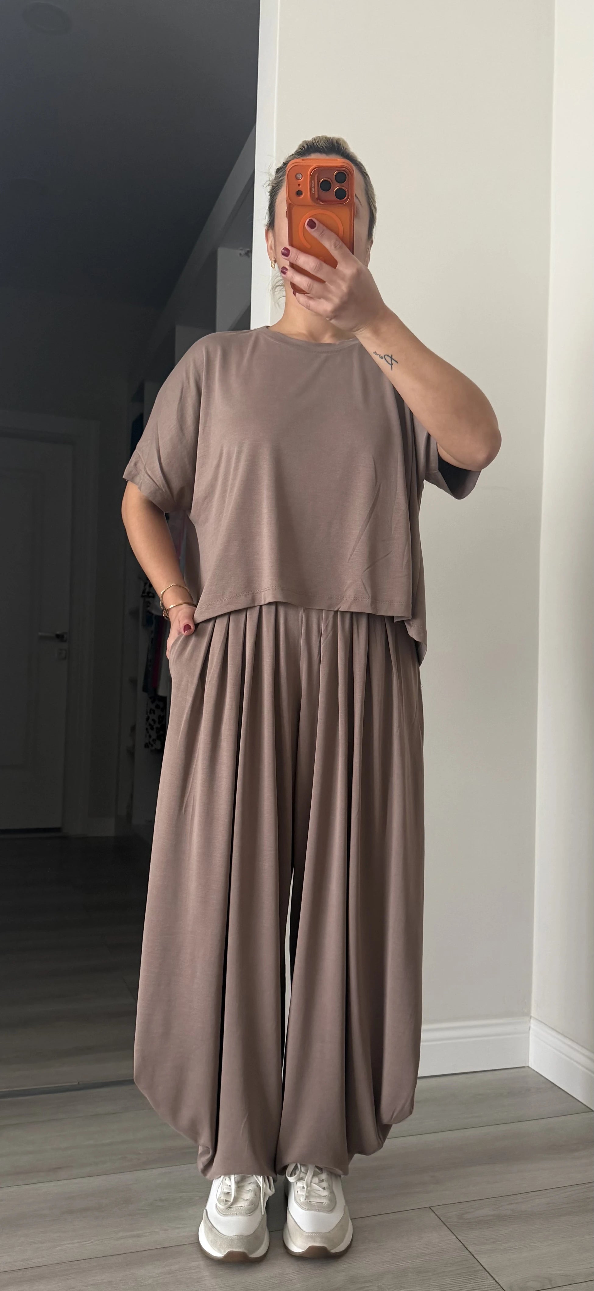 Premıum Modal Kumaş Takım Kahve - 4