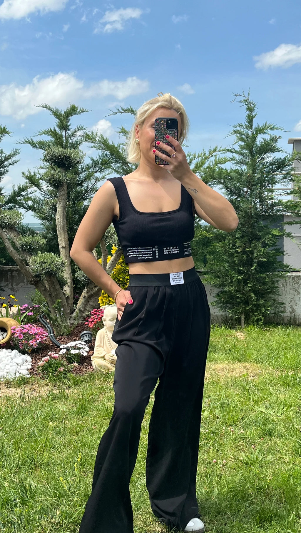 Lastik Bel Detay Rahat Kesim Pantolon - 5